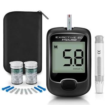 

Portable Accurate Blood Glucose Monitor Kit Diabetes Testing With 50pcs Test Strips Health Care Home 50 Codefree Meter Lancets