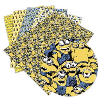 

30 cm x 136 cm Cartoon Printed Faux Leather DIY Sewing Material For Garments L094