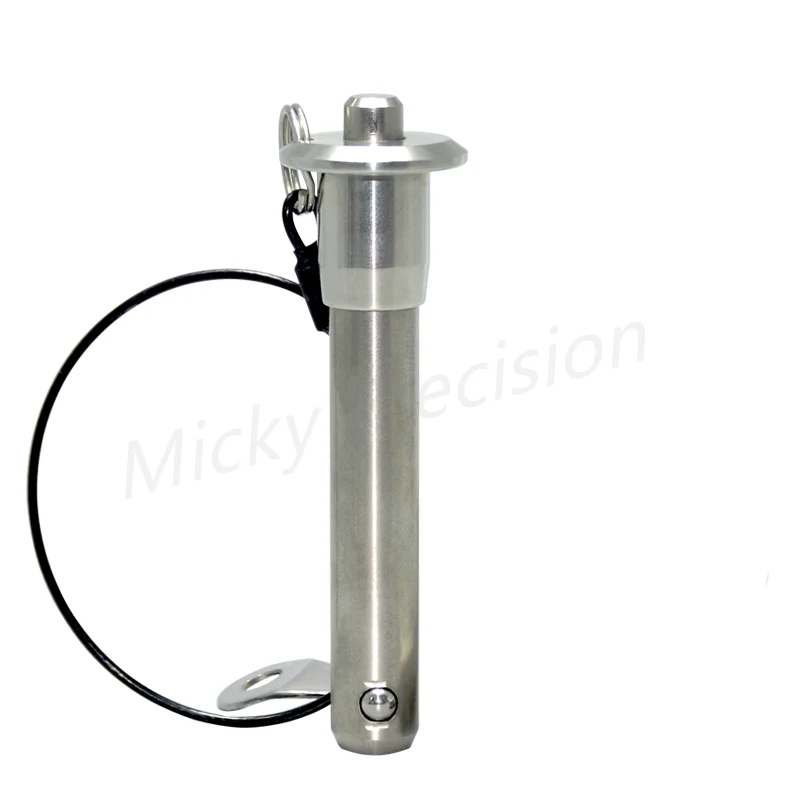 Stainless Steel 304 Quick Release Pin With Lanyard Ball Lock Pins