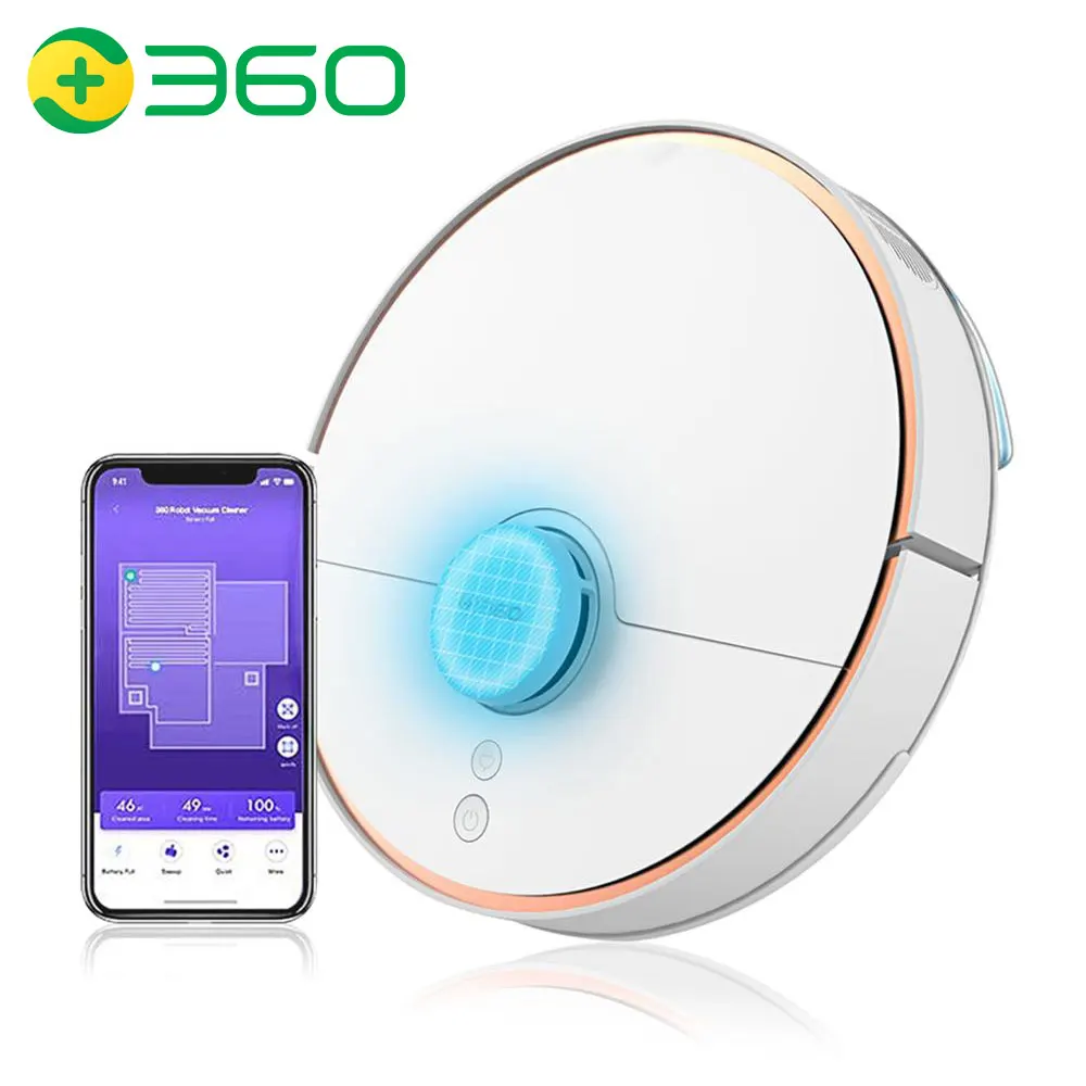 Робот пылесос 360 C50 S5 S6 S7 Pro для дома и офиса Влажная сухая уборка управление через