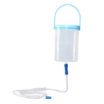 

Enema Bowel Barrel Enema Bag Device Gesen Coffee Intestine Bowel Hydrotherapy Device with 10 Tube Hygiene Product Household