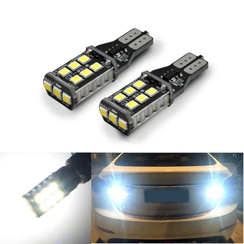 

2pcs T15 W16W Canbus 6000k Xenon 15 LED Back Reverse Light For Hyundai ix20 ix35 ix55 Matrix Santa FeII Tucson Veloster Solaris