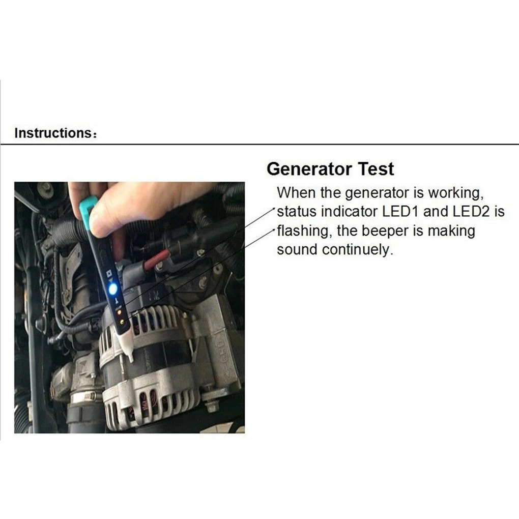 Автомобильный тестер катушки зажигания светодиодный индикатор звукового оповещения катушка зажигания электронная ручка-индикатор неисправности