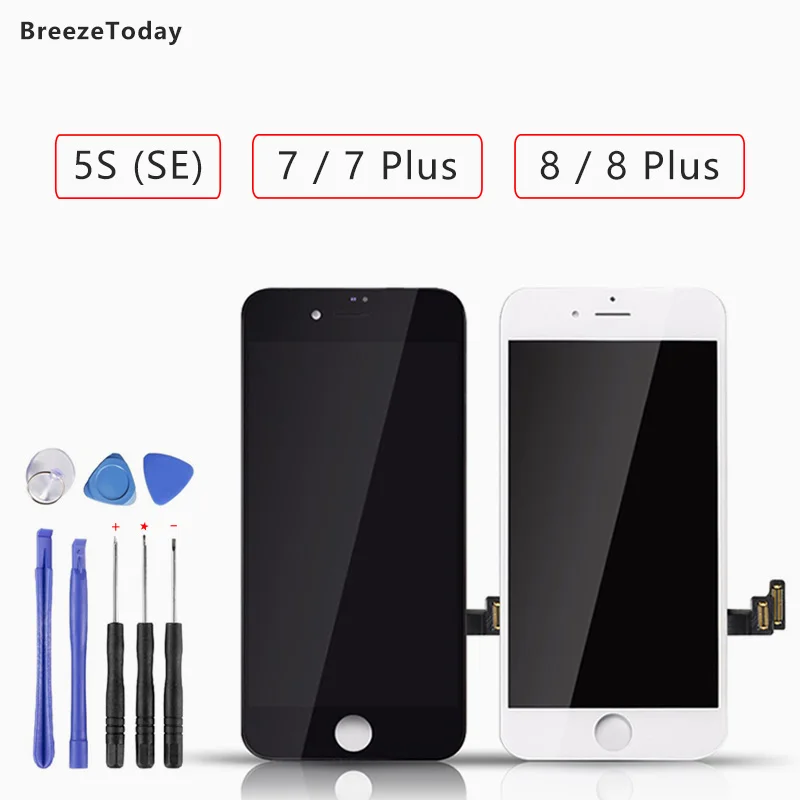 Мобильный телефон дисплей для iPhone 7 экран LCD SE плюс 5S 8 ЖК Замена | Мобильные