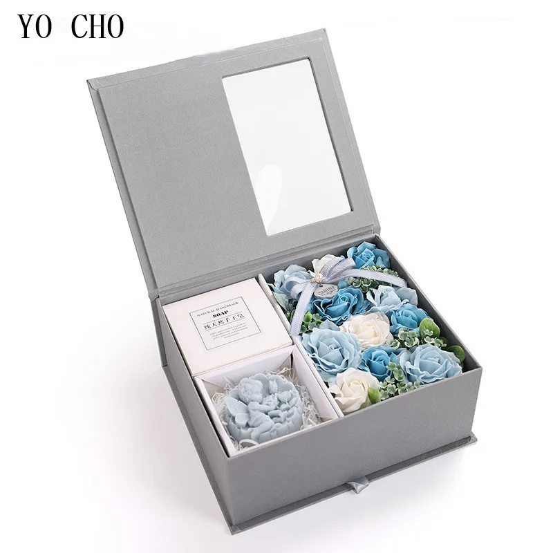 Conserve Di Sapone Del Fiore Di Rosa In Scatola Profumato Bagno Corpo Sapone E Fiore Di Rosa Del Sapone Caso Festival Di Cerimonia Nuziale Del Regalo 