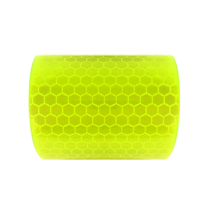 Fluorescent green Автомобиля светоотражающая лента безопасности Стикеры стайлинга автомобилей Self липкая сигнальная лента автомобилей светоотражающие полосы Авто внешние аксессуары - Цвет: Fluorescent green