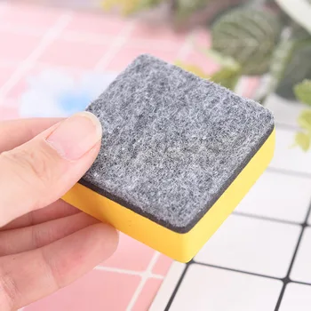 

2 Pcs Magnetic Whiteboard Erasers Marker White Board Cleaner School Office Supplies 5.2*5.2*2CM