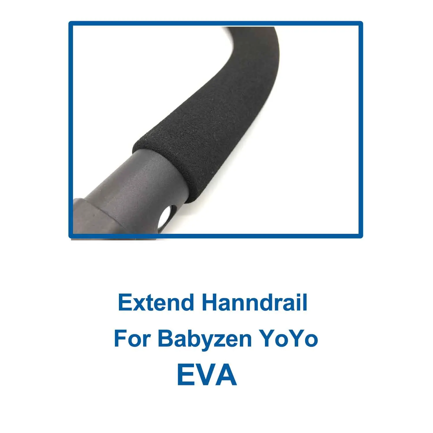 Extend Handrail EVA Аксессуары для детских колясок, удлиняющая Hailrail для babyzen YoYo и универсальная коляска, прицеп Sibling, доска для коляски GB - Цвет: Extend Handrail EVA