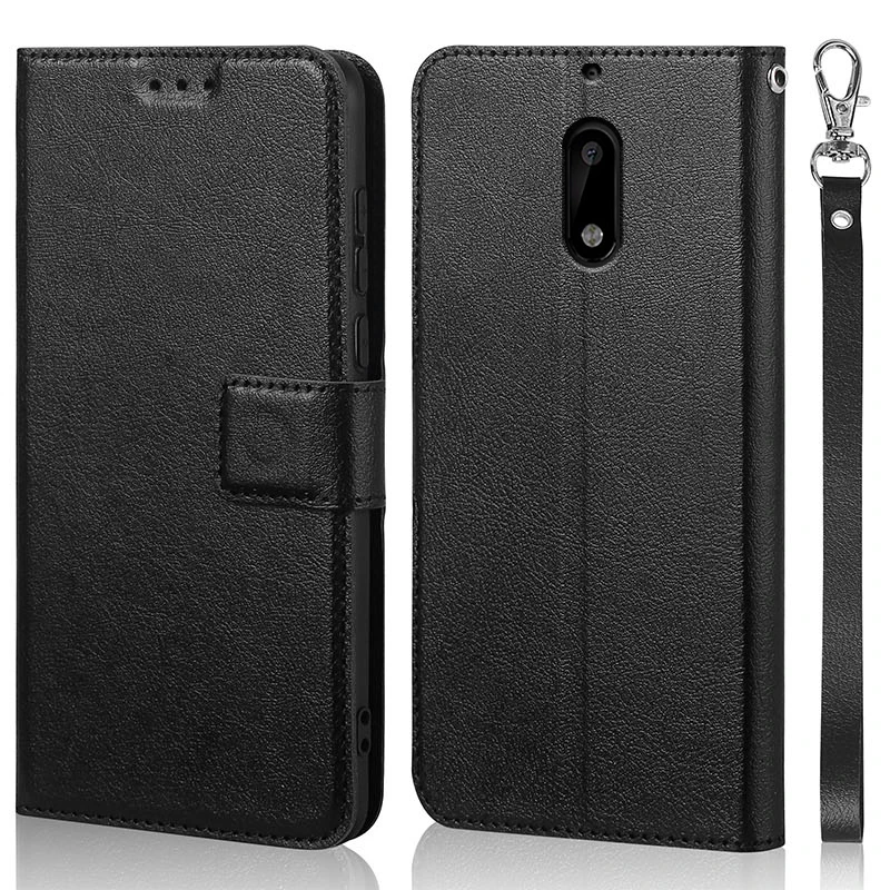 Роскошный чехол-книжка для Nokia 6 2017 TA-1000 TA-1003 TA-1021 оригинальный кожаный телефона