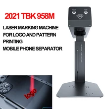 2021 mini TBK-958M máquina do laser para o iphone 12 11 x quebrado parte traseira vidro cobrir a tela separando substituir laser separador gravura