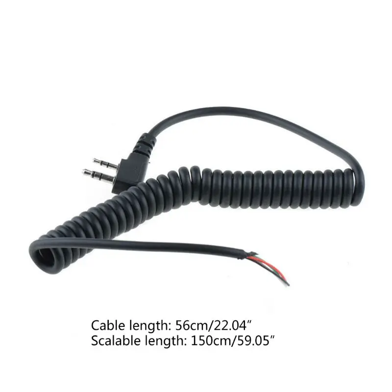 

4-Wire Speaker Mic Cable for Baofeng UV5R/ TK370/Linton YTY Walkie Talkie
