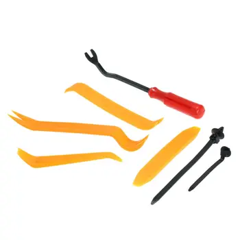 

Bumper Fasteners Door Trim Parts Accessories Auto 655Pcs Black Plastic