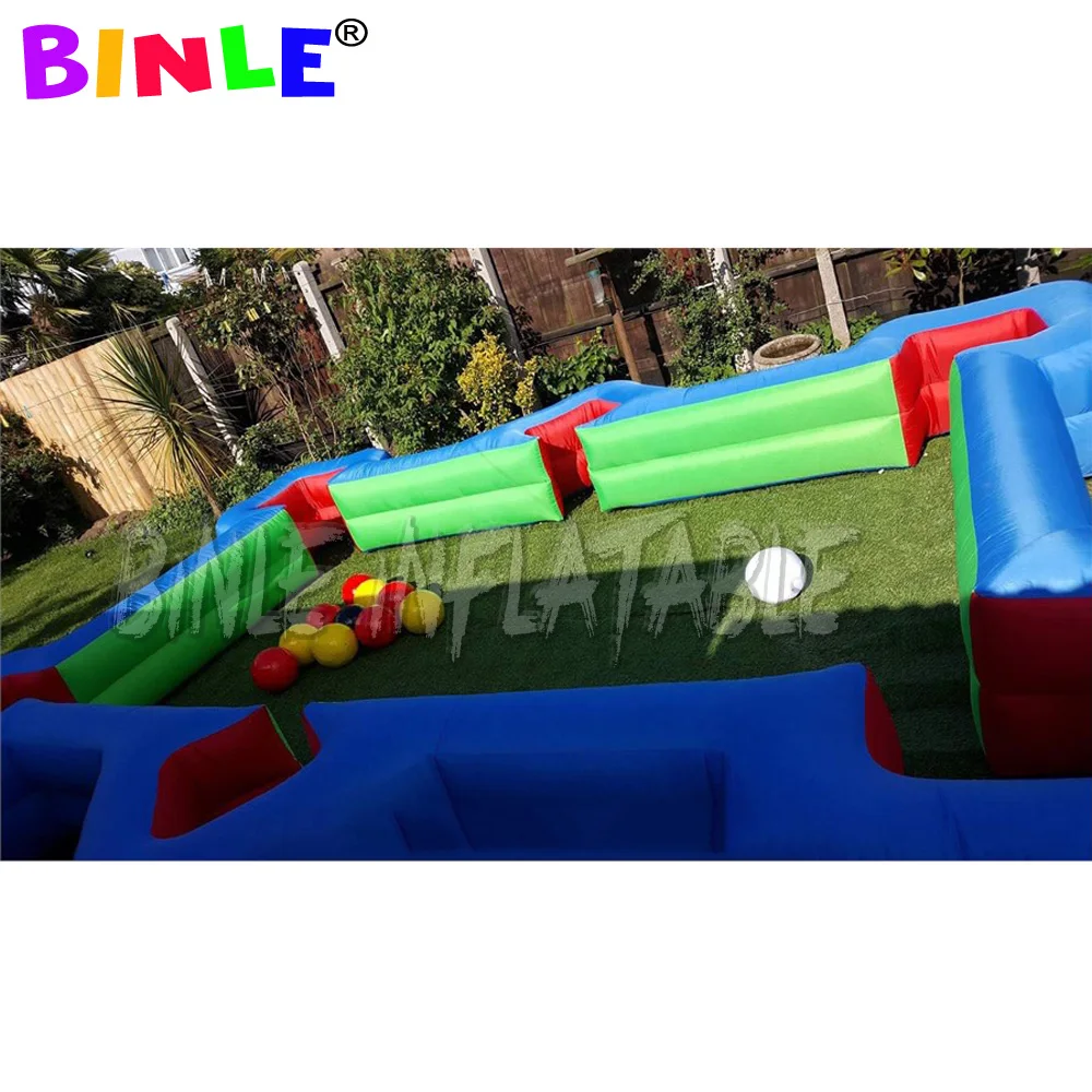 apaciguar Permiso veterano Billar de fútbol humano inflable, 2020 juegos interactivos, juego de mesa  inflable, piscina de billar con golf|Castillos inflables| - AliExpress