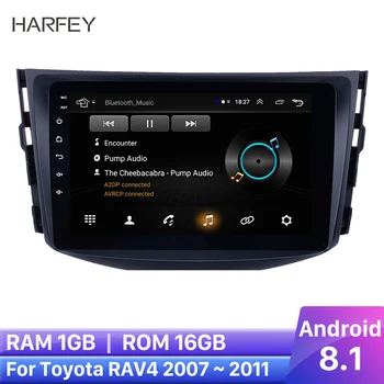 

Harfey 8 inch HD Touchscreen Android 9.1 GPS Navi Car Radio for Toyota RAV4 2007-2011 Bluetooth Music support Digital TV Carplay