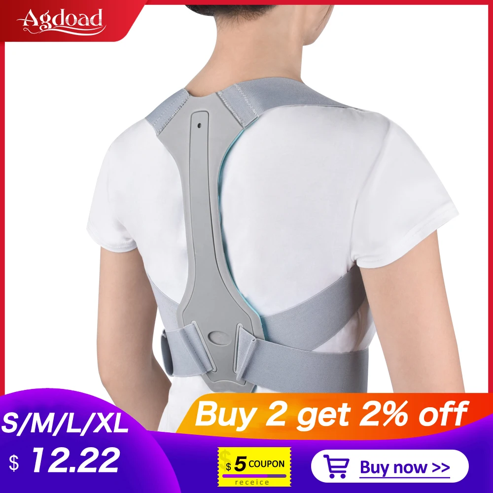 Регулируемый ремень Agdoad плечевой бандаж поддержка спины забота о здоровье