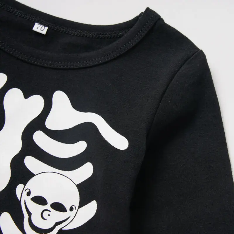 2019 New Halloween Clothes Bodysuits Newborn Baby Boy Girls Long Sleeve Jumpsuit Infant Kids Outfits Bebes Party Costumes 0-24M