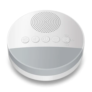 

White Noise LED Sleep Light ligent Soft Music Breathing Light Support USB Charging Physically Alter Sleep Quality