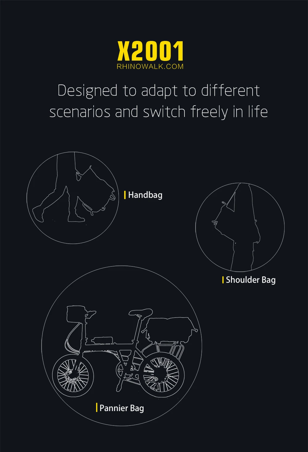 Rhinowalk Camouflage Travel bag Waterproof Men Women Messenger Bag Multifunctional Bicycle Rear Rack Pannier Fitness Bag 18-25L  (2)