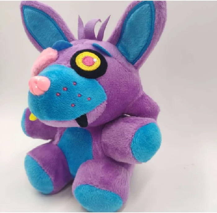 Бестселлер 18 см Five Nights at Freddy's-Foxy Blacklight(фиолетовый) плюшевые FNAF коллекционные игрушки куклы детские подарки