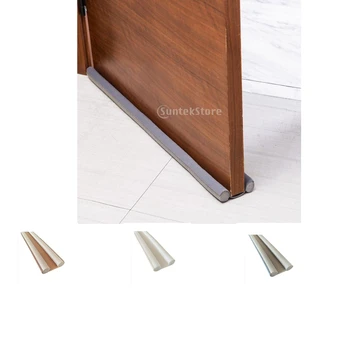 

Flexible Door Seal Strip Draught Excluder Noise Reduction Dust Blocker Gray