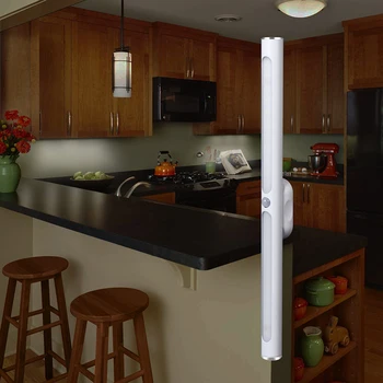 

USB Rechargeable 600mah 30cm Night Light Motion Sensor LED Cabinet Light Kitchen Bedroom Wireless Closet Night Lamp