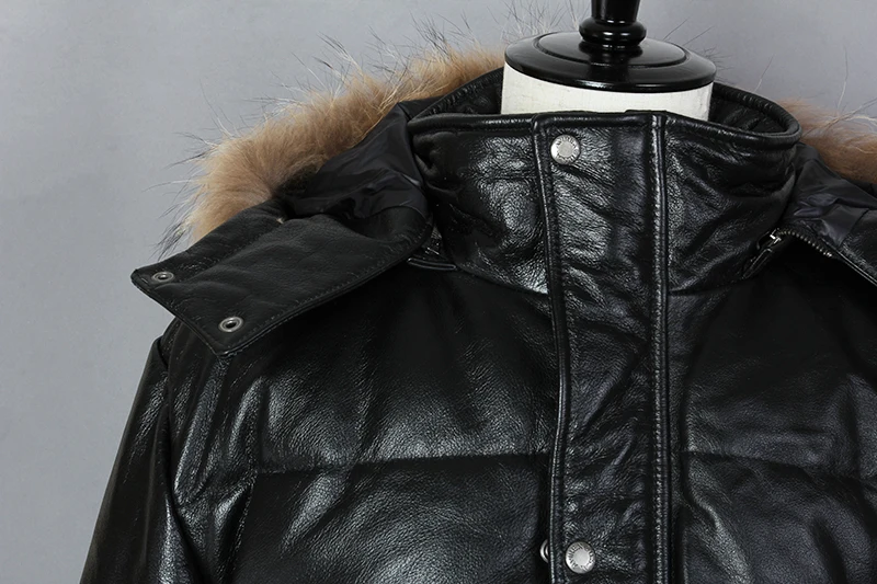 Рисунок 4 - Мужская длинная куртка из натуральной кожи