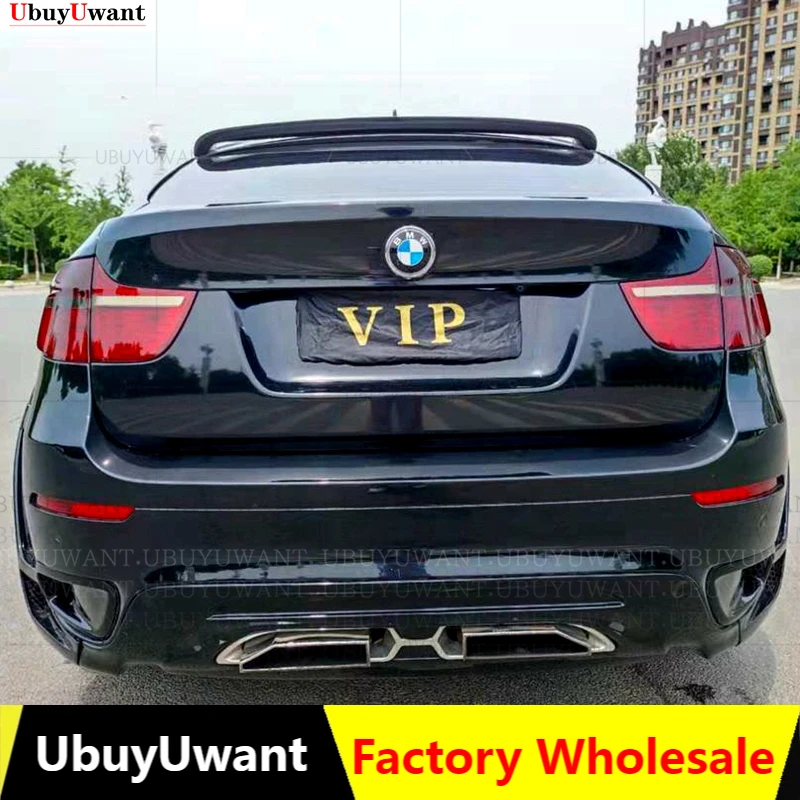 Для BMW X6 E71 2009 2010 2011 2012 2013 2014 Автомобильный Стайлинг высокий удар Задняя Крышка
