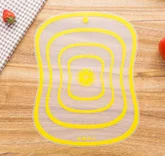 Кухонные гаджеты 1 шт. пластиковая разделочная доска матовая разделочная доска кухонные разделочные доски инструменты для овощей и мяса кухонные принадлежности - Цвет: Yellow small