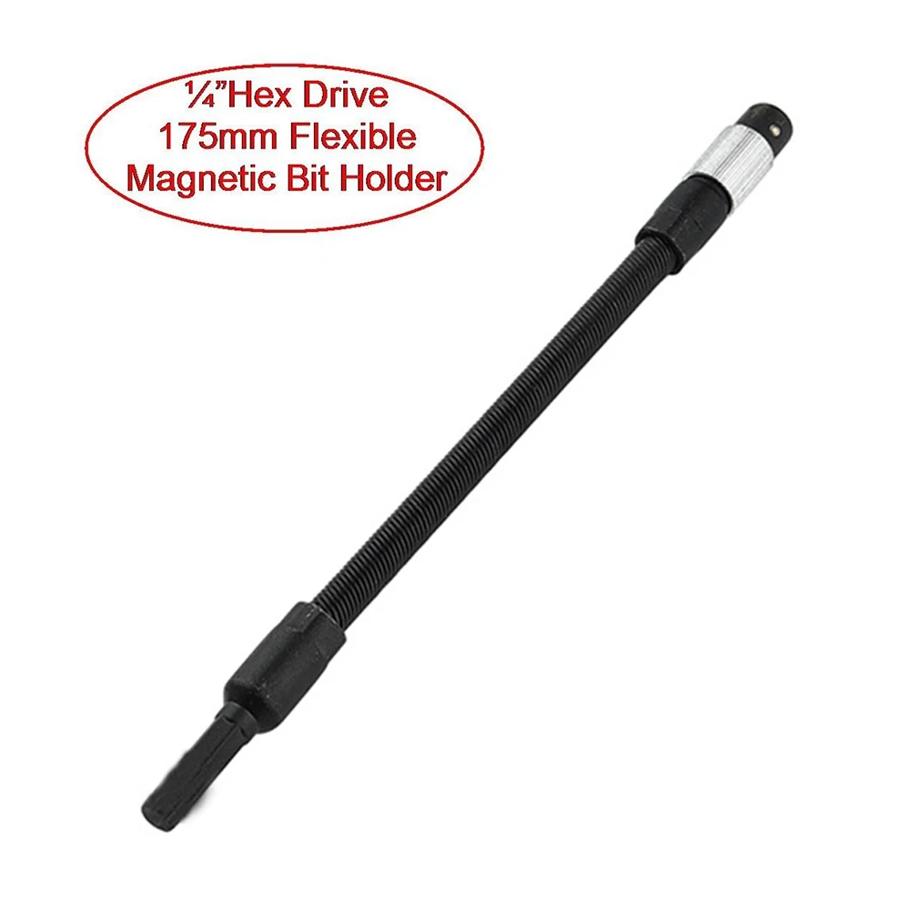 

Удлинитель для отвертки 175 мм, Длинный мягкий держатель для отвертки с шестигранной головкой 1/4 дюйма