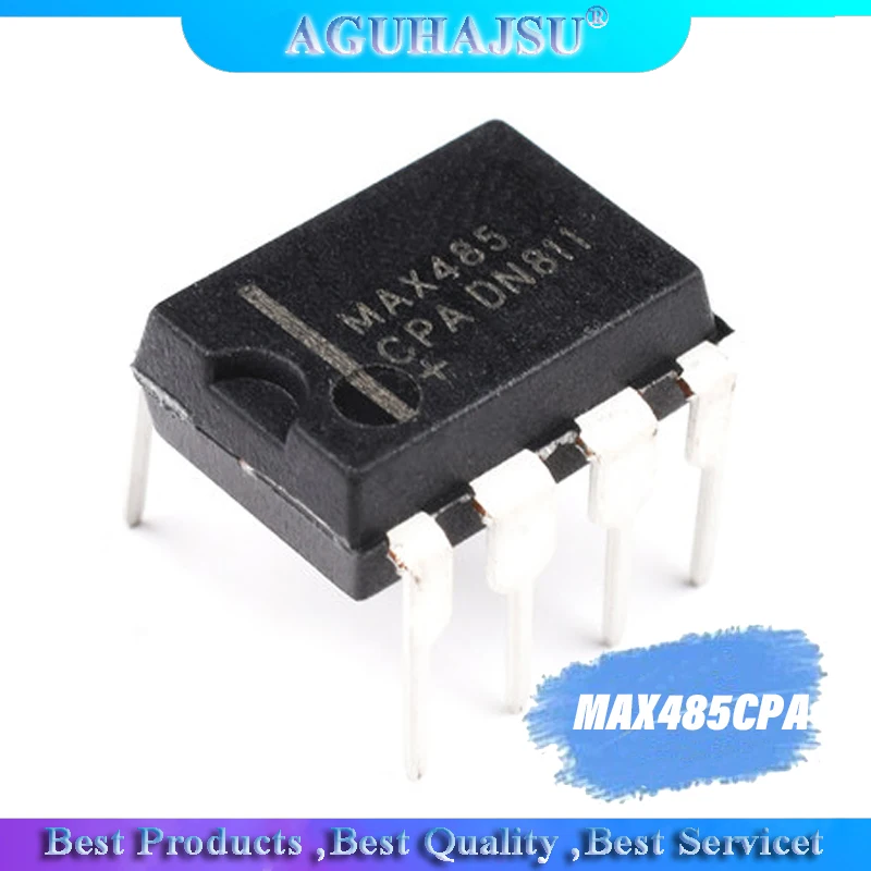 10 шт. MAX485CPA DIP8 MAX485 DIP новый чип трансивера с низким энергопотреблением для связи