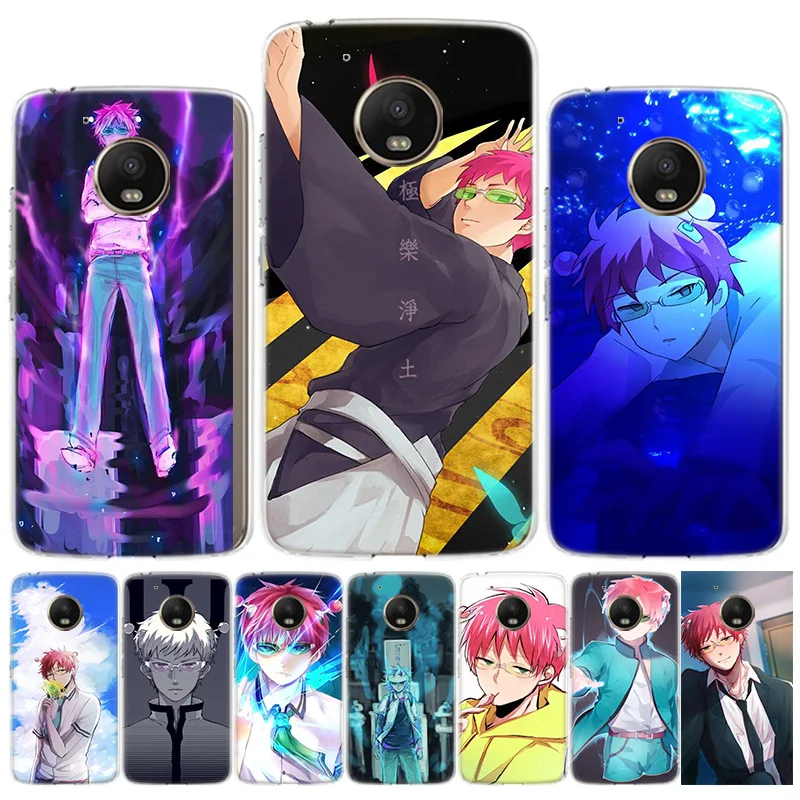 Чехол для телефона Saiki Kusuo no Psi Nan Motorola Moto G8 G7 Power G6 G5S G5 E6 E5 E4 Plus Play G4 One Action X4 EU