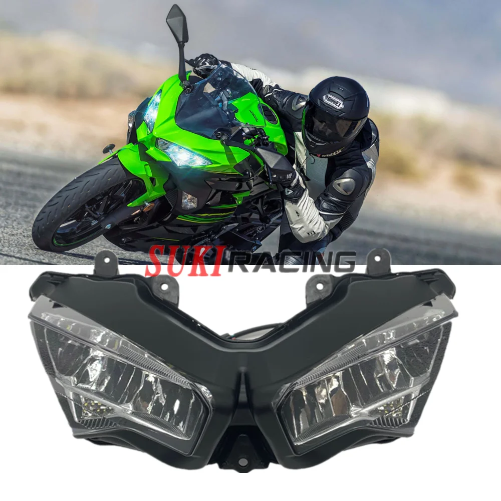NINJA400NINJA250MotorcycleHeadlightHeadlampFrontHeadLightWith