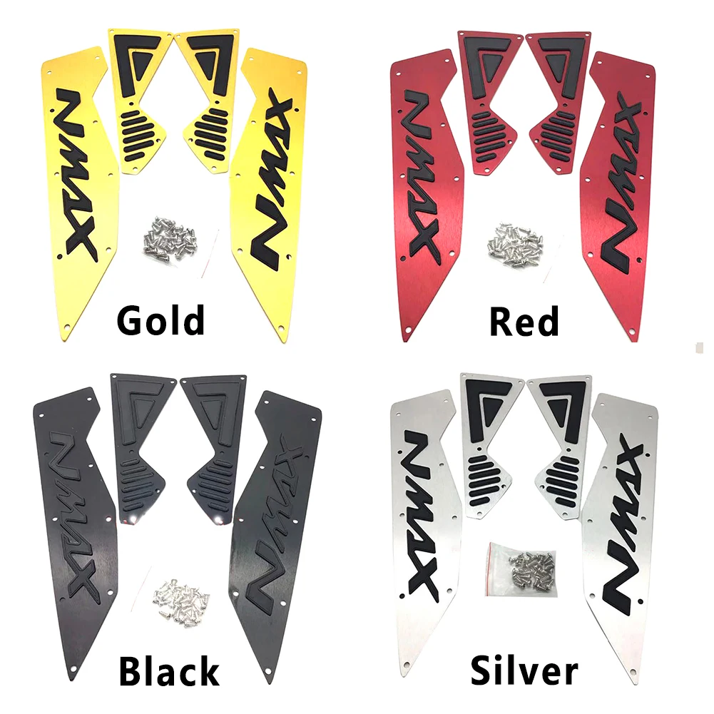 

Modified Parts Autobike Motorcycle Footrest CNC Pedal Plate Mats Front Pegs Aluminum Alloy Step Rear For Yamah Nmax 155