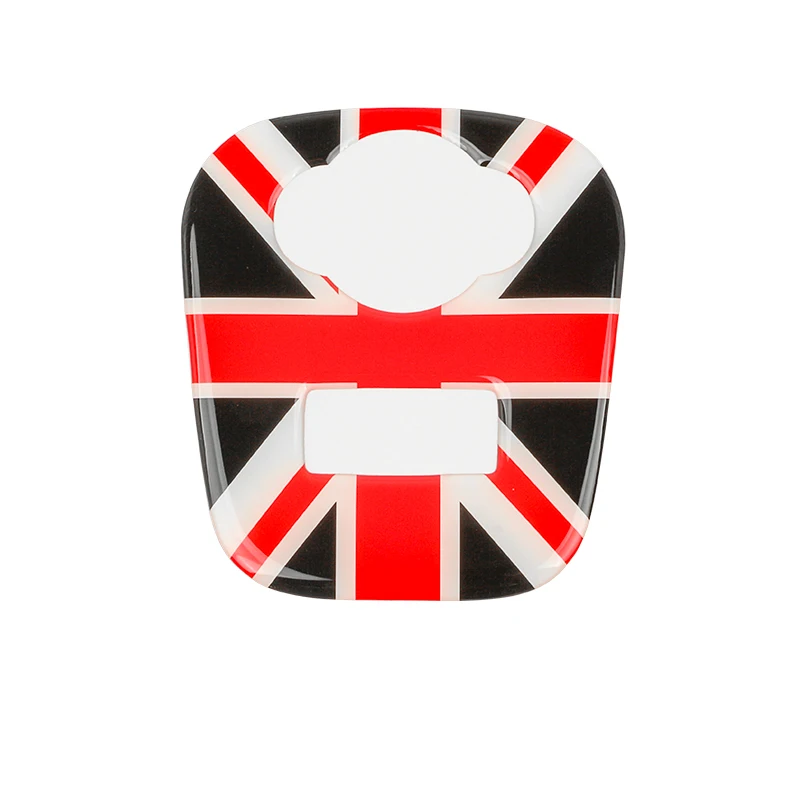 Union Jack AUX прикуриватель USB панель приборной панели 3D мягкая наклейка для Mini Cooper S F55 F56 F 56 автомобильные аксессуары - Название цвета: black jack