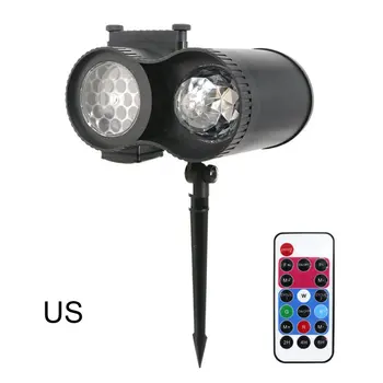 

22 pattern outdoor waterproof courtyard LED remote control projection lamp Christmas day Water ripple effect Snow lamp
