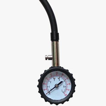 

Car Accessory Repair Vehicle For Car/Motorbike Accurate Tyre Pressure Gauge Detection Tool With Bleeder Portable 60 PSI