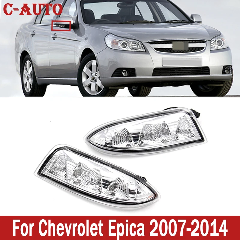 

C-Auto Light and Right LED Turn Signal Light Rearview Mirror Lamp Flasher Repeater For Chevrolet Epica 2007 2008 2009 2010-2014