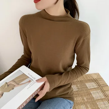 

Blusas De Inverno Feminina Sweater Female 2019 New Loose Render Unlined Upper Garment Of Autumn Winter Wear Sleeve Shirt Head