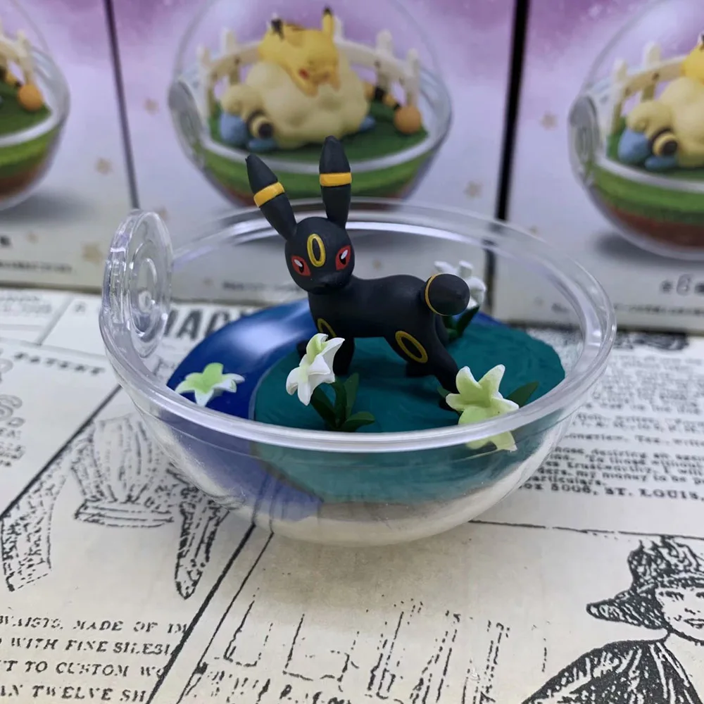 Takara Tomy Pokemon 6 шт./компл. Eevee blazeken медленный Poke Gengar Pikachu кукольные яйца украшение для