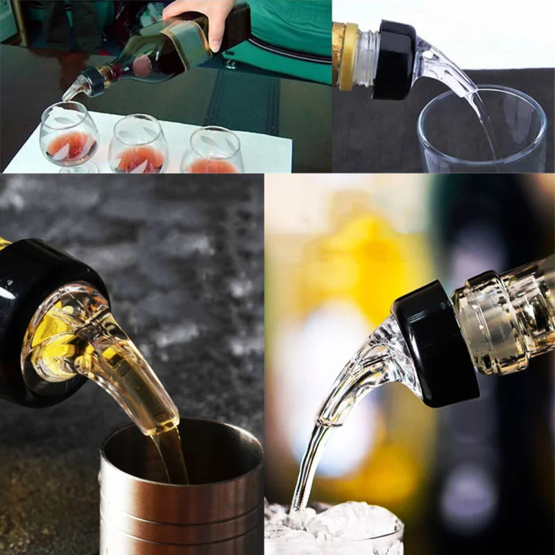 

20ml/30ml Quantitative Wine Pourer Alcohol Liquid Dispenser Measuring Oil Bottle Spout Wine Decanter KTV Tool Bar Accessories