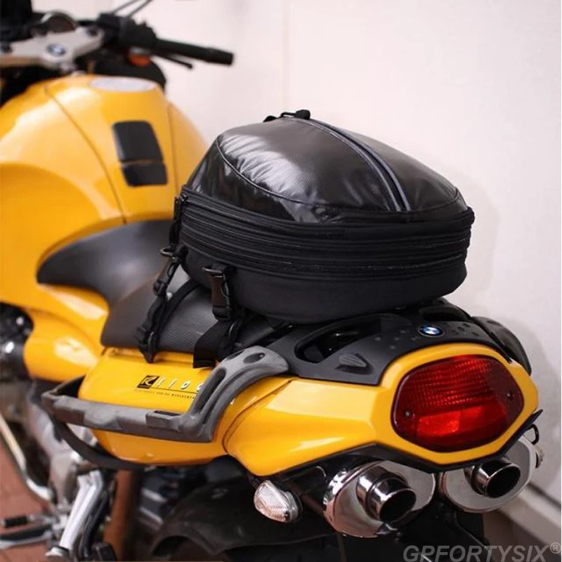 Мотоциклетная задняя Сумка для задних сидений водонепроницаемая сумка для багажа Висячие/сумки для шлемов для верховой езды дорожное снаряжение седло/портативный/рюкзак