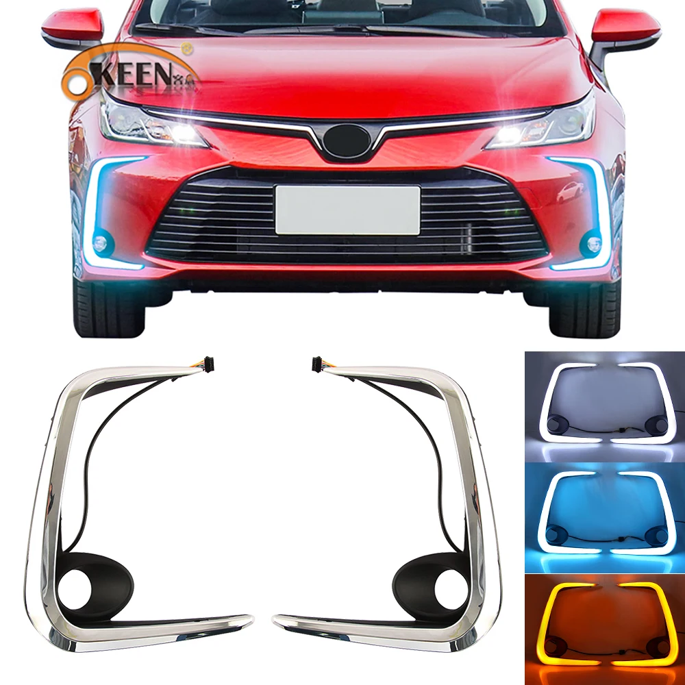 Светодиодсветодиодный дневные ходовые огни высокого качества для Toyota Corolla 2019 2020