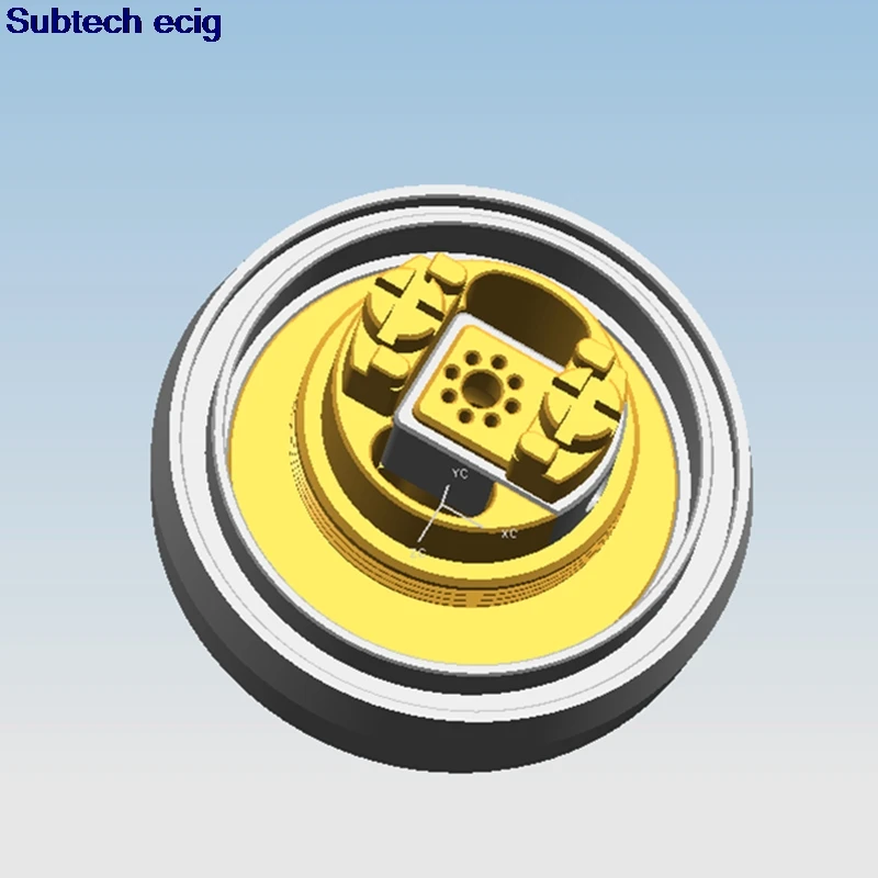 Relod MTL RTA бак 22 мм диаметр 2 мл емкость для 510 бокс мод механический 3 цвета вейп RBA