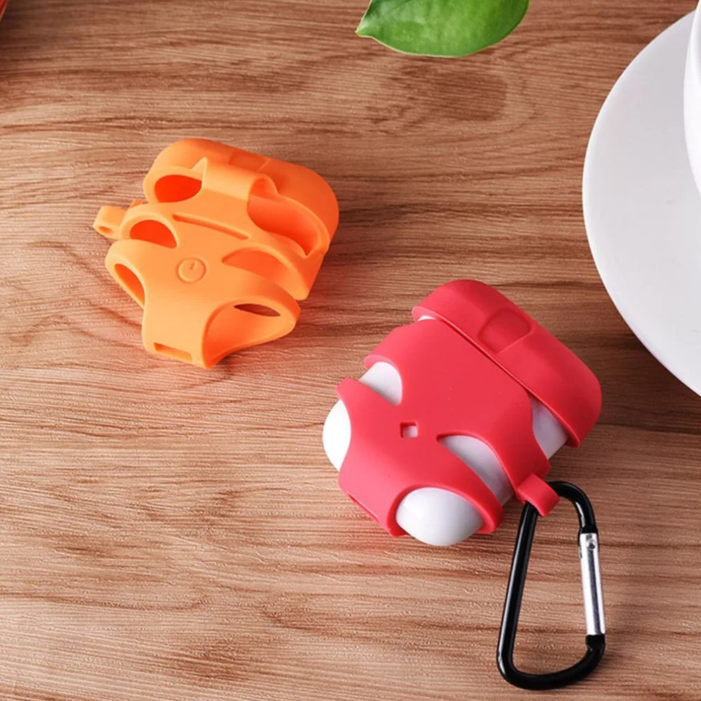 Силиконовый чехол для наушников для iphone airpods, беспроводная bluetooth-гарнитура, защитный рукав, ударопрочный ящик для хранения, чехол для наушников