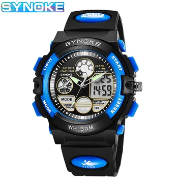 

SYNOKE Kids Digital Watch Sport Multi-Function Luminous Waterproof Alarm Clock Boys Girls Gift Children Electronic Quartz Watch