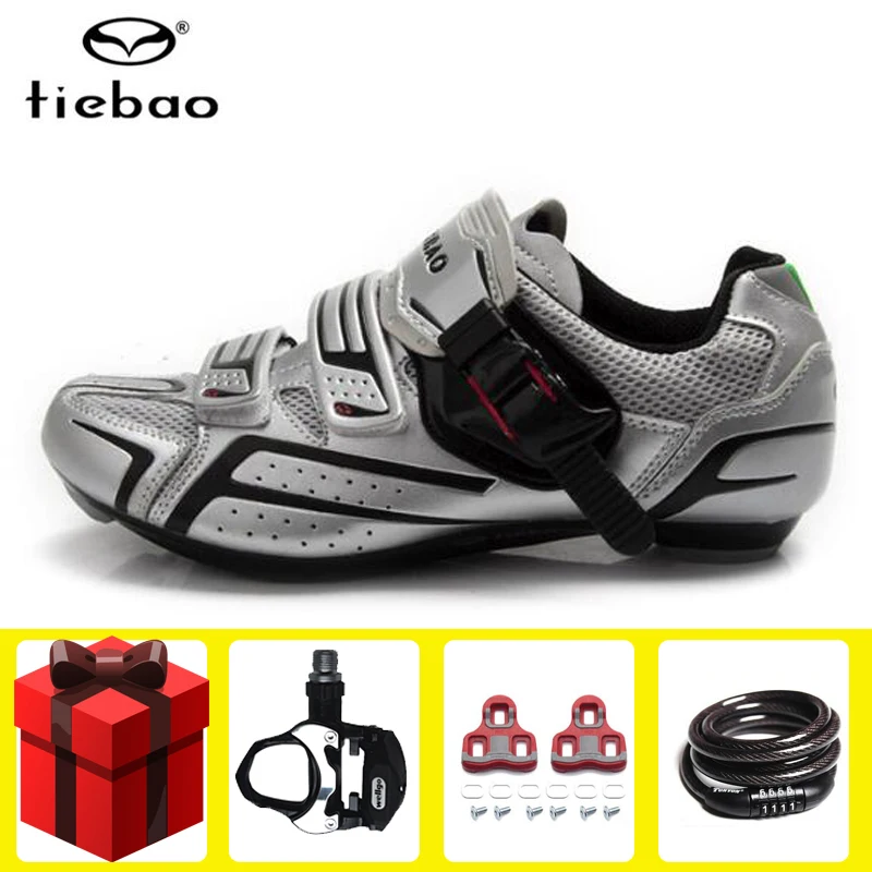 

Tiebao road cycling shoes add pedal set sapatilha ciclismo self-locking breathable sport outdoor bicycle men sneakers women