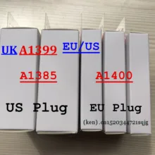 10 шт./лот, для A1400, A1385, 5 В, 1A, высокая копия, EU, US, вилка, USB, настенное зарядное устройство, адаптер питания переменного тока для iphone 8, 7, 6, 6S plus, 5, 5S, EU, US