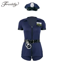 Сексуальная женская униформа полицейского офицера, Женская юбка, женское платье для косплея полиции