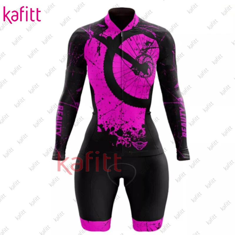 Women's Long Sleeve Cycling Jersey Casual Suit Mountain Bike Clothing Jumpsuit cycling suit,cycling jersey set,cycling jersey
