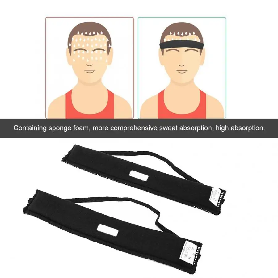 Защитный шлем Хлопок sweatband впитывающий Пот коврик sweatband& спортивный головной убор для бега, езды на велосипеде, yoga, Баскетбол casco